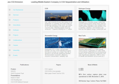 طراحی سایت شرکت راهبرد انرژی البرز