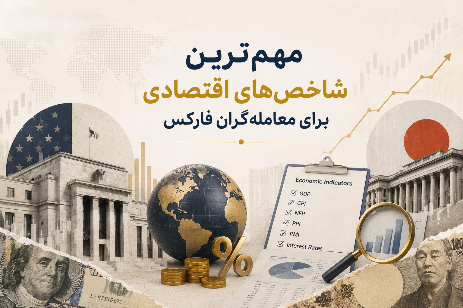 صفحه اصلی | گروه طراحی سمیر 61 مهمترین شاخصهای اقتصادی برای معاملهگران فارکس