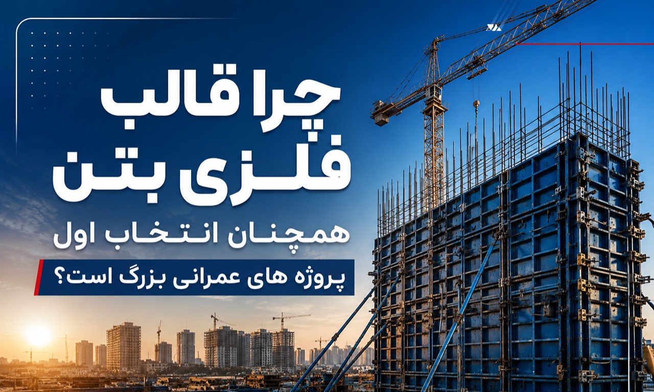 چرا قالب فلزی بتن همچنان انتخاب اول پروژه های عمرانی بزرگ است؟